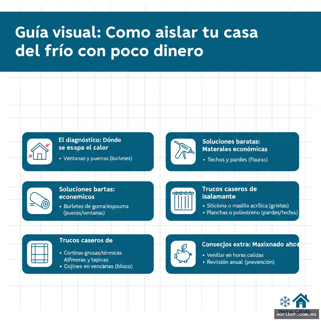 Guia visual: Como aislar tu casa del frio con poco dinero