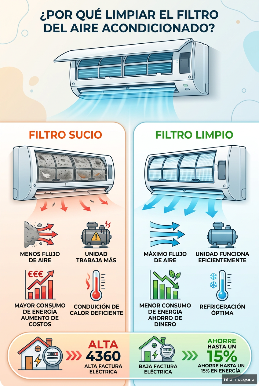 Errores comunes al usar el aire acondicionado que disparan tu factura energética