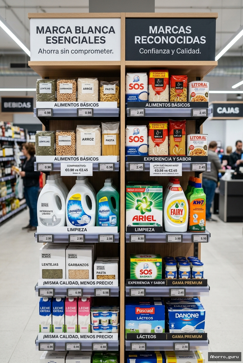 Marcas blancas vs marcas lideres: La guerra silenciosa del consumo