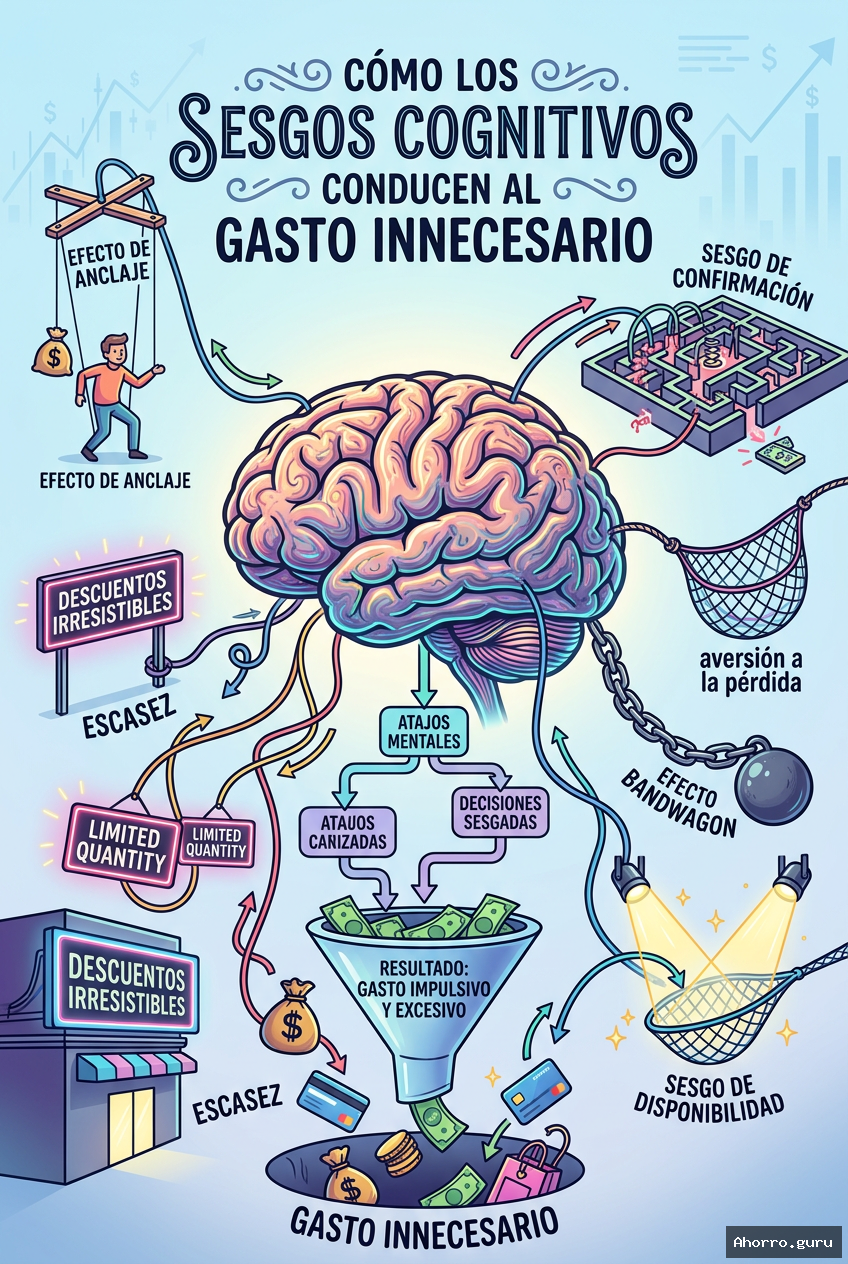 10 sesgos cognitivos que te obligan a gastar más: Cómo proteger tu bolsillo