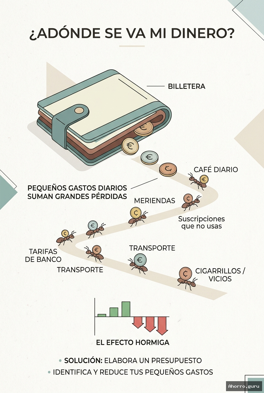 Gastos hormiga: El enemigo invisible que destruye tu presupuesto anual