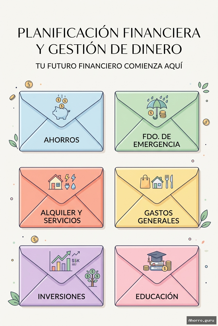 El metodo de los 6 sobres de kiyosaki: Revoluciona tu gestion financiera personal