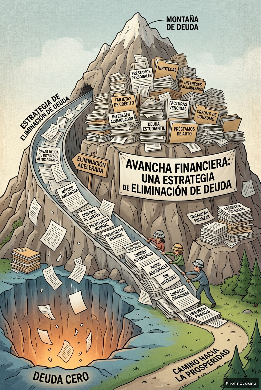 El metodo de la avalancha: La estrategia definitiva para eliminar tus deudas financieras